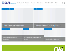 Tablet Screenshot of cafs-amf.com.ar